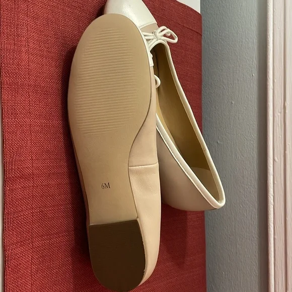 Blair Ballet Leather Rattan/Ivory size 6, - Picture 5 of 5